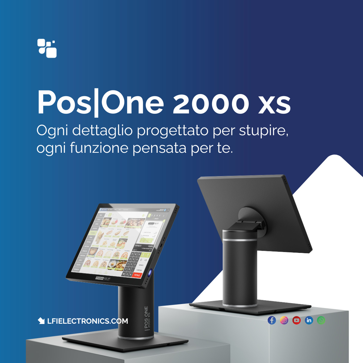Software gestionale ristorazione in Campania 1 Postazione touch per software gestionale ristorazione LFI
